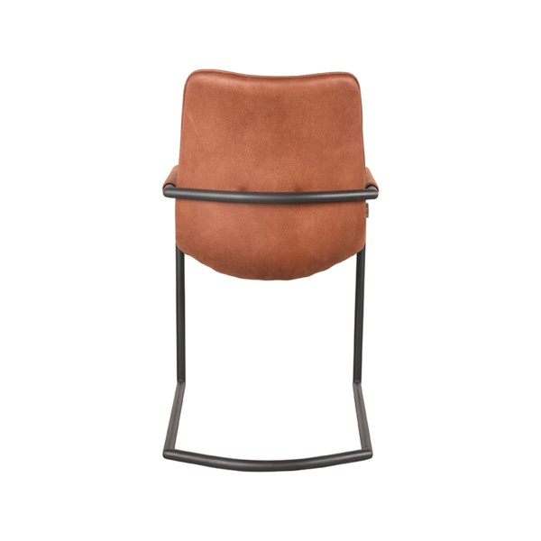 Eetkamerstoel Boyd - Cognac - Microfiber