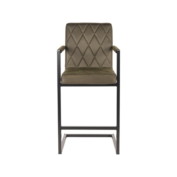 Barkruk Denmark - Army green - Microfiber - Zithoogte 65