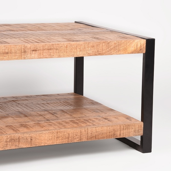 Salontafel Brussels - Naturel - Mangohout - 110x70 cm