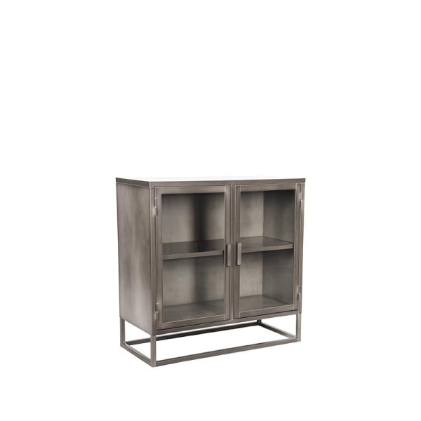 Vitrinekast Level - Vintage Metaal - Metaal - 85x40x85 cm