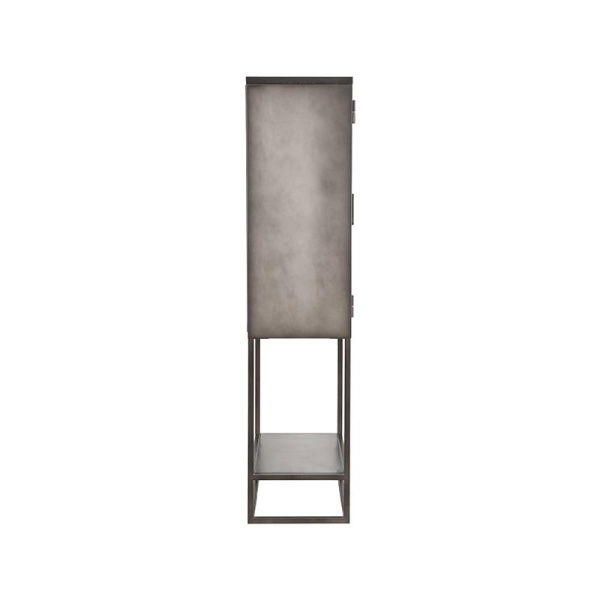 Vitrinekast Level - Vintage Metaal - Metaal - 70x35x150 cm