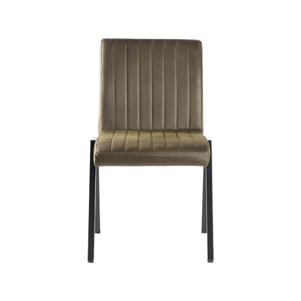 Eetkamerstoel Matz - Army green - Microfiber