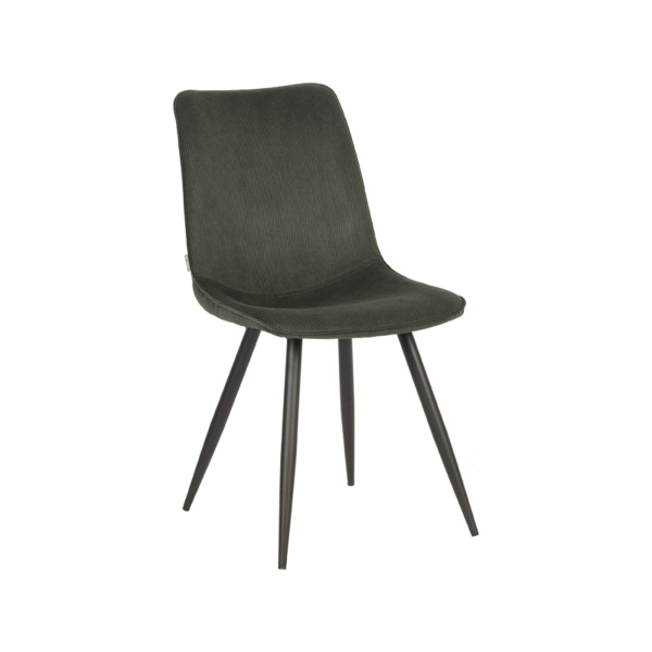 Eetkamerstoel Jort - Army green - Ribcord