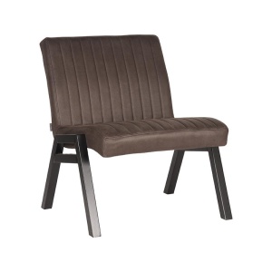 Fauteuil Matz - Antraciet - Microfiber