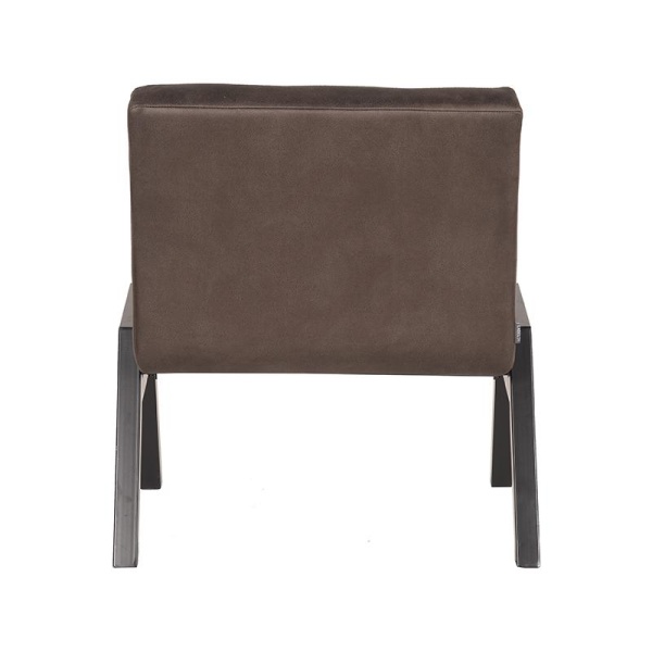 Fauteuil Matz - Antraciet - Microfiber