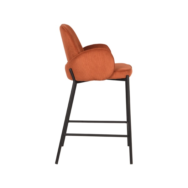Barkruk Jari - Rust - Ribcord - Zithoogte 65