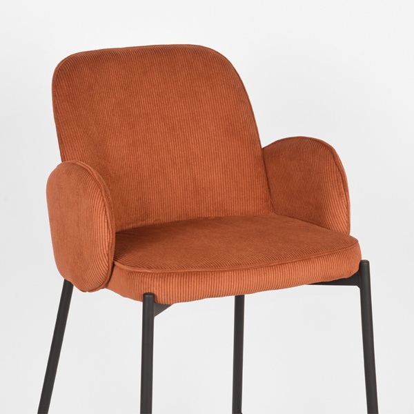 Barkruk Jari - Rust - Ribcord - Zithoogte 65
