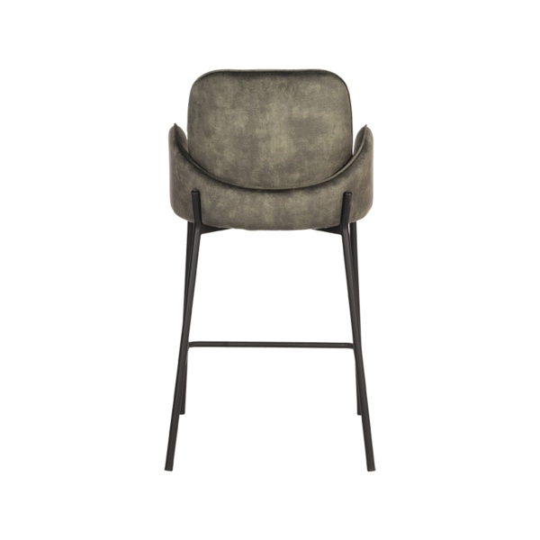 Barkruk Jari - Hunter - Velours - Zithoogte 65