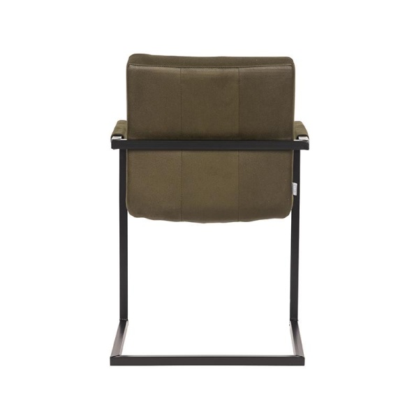 Eetkamerstoel Denmark - Army green - Microfiber