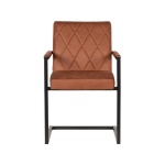 Eetkamerstoel Denmark - Cognac - Microfiber