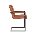 Eetkamerstoel Denmark - Cognac - Microfiber