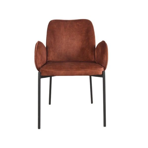 Eetkamerstoel Jari - Rust - Velours