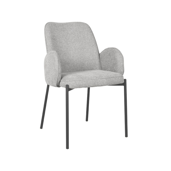 Eetkamerstoel Jari - Zinc - Weave