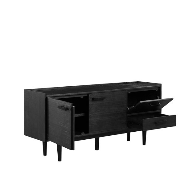 Dressoir Cali - Zwart - Acaciahout