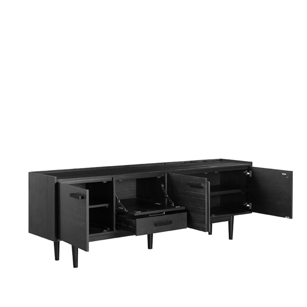 Dressoir Cali - Zwart - Acaciahout