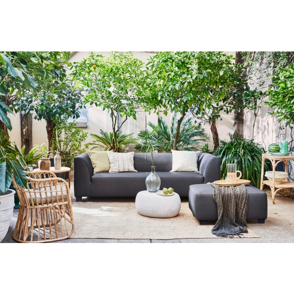 Hollandia 3-zits Bank Outdoor Carbon Grijs