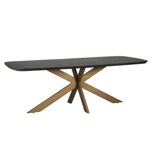 Eettafel Cambon 280 deens ovaal (Dark coffee)