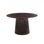 Eettafel Rond Salvator Walnut 130