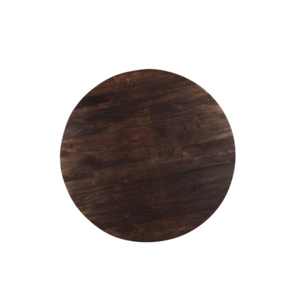 Eettafel Rond Salvator Walnut 130