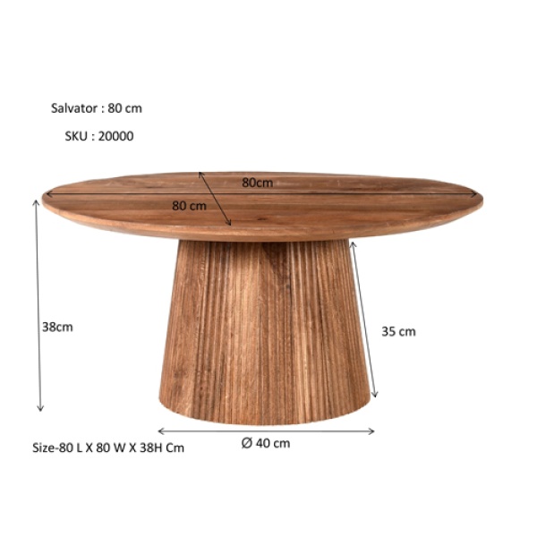 Salontafel Salvator 80