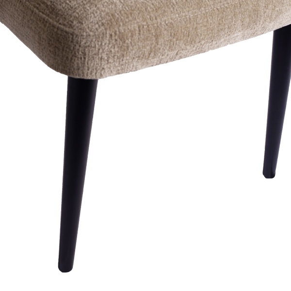 Eetkamerstoel Fiori Structure Velvet Sand