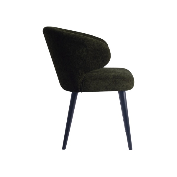 Eetkamerstoel Fiori Structure Velvet Groen
