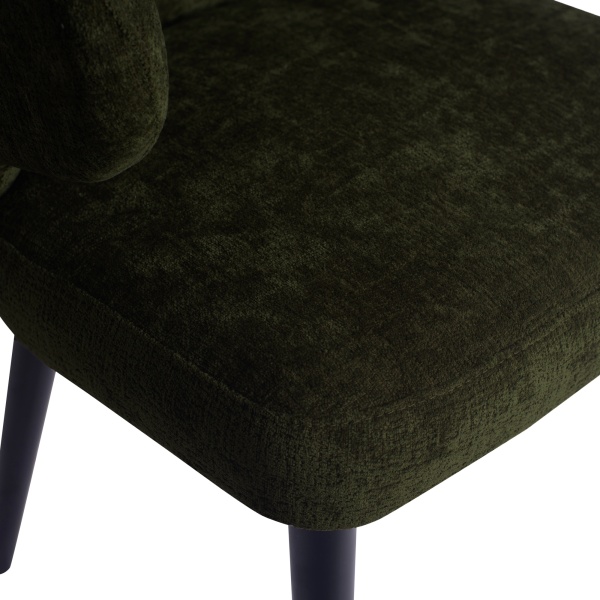 Eetkamerstoel Fiori Structure Velvet Groen