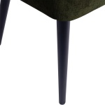 Eetkamerstoel Fiori Structure Velvet Groen