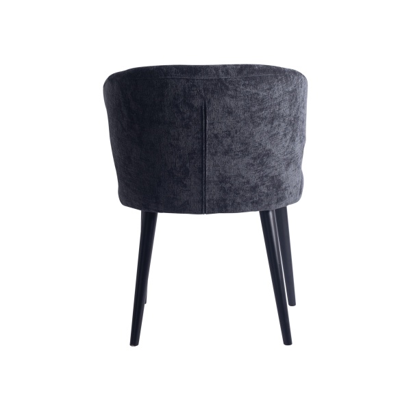 Eetkamerstoel Fiori Structure Velvet Antraciet