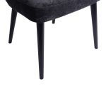Eetkamerstoel Fiori Structure Velvet Antraciet