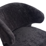 Eetkamerstoel Fiori Structure Velvet Antraciet