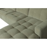 Bar Chaise Longue Geweven Stof Rechts Groen