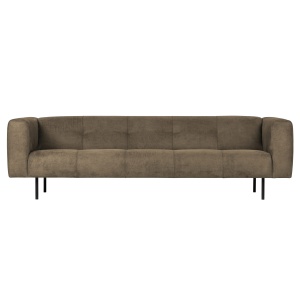 Skin 4-zits Bank 250 Cm Skin Olijfgroen