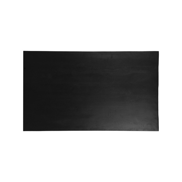 Eetkamertafel Tafelblad - Zwart - Mangohout
