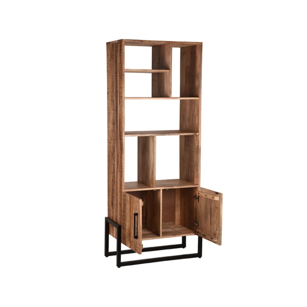 Boekenkast Bolivia - Rough - Mangohout