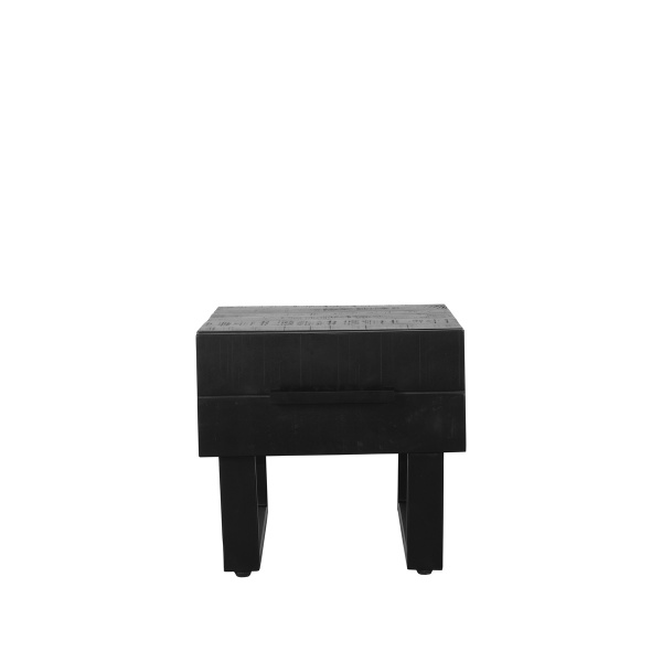 Salontafel Santos - Zwart - Mangohout