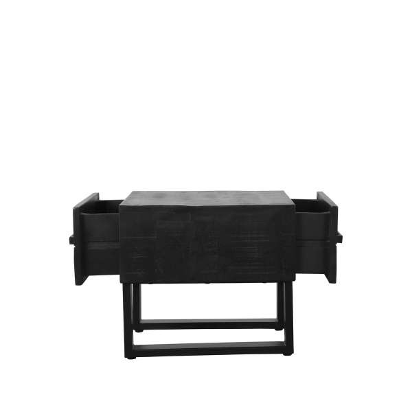 Salontafel Santos - Zwart - Mangohout