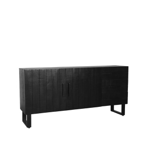 Dressoir Santos - Zwart - Mangohout