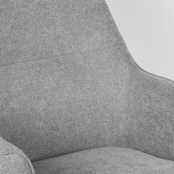 Fauteuil Tod - Zinc - Weave