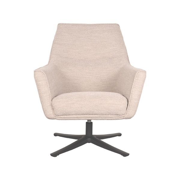 Fauteuil Tod - Naturel - Boucle