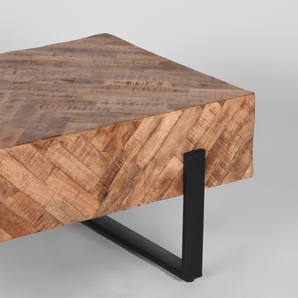 Salontafel Float - Rough - Mangohout