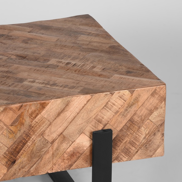 Salontafel Float - Rough - Mangohout
