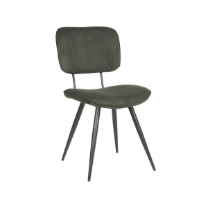 Eetkamerstoel Vic - Army green - Ribcord