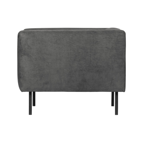 Skin Fauteuil Skin Donkergrijs