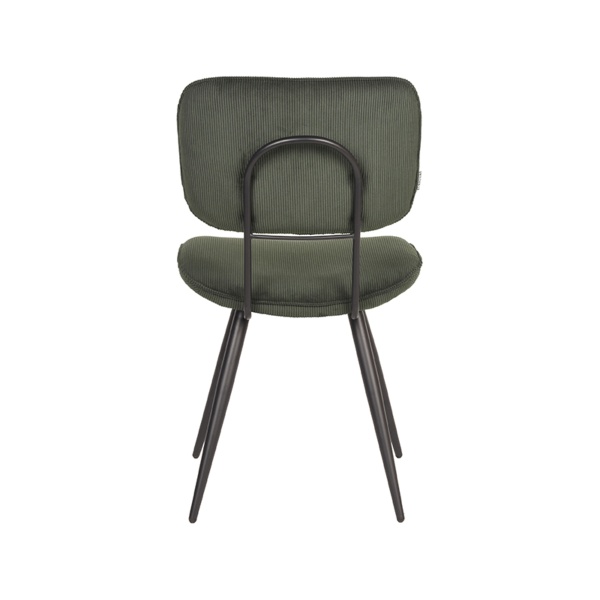 Eetkamerstoel Vic - Army green - Ribcord