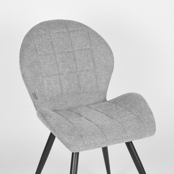 Eetkamerstoel Sil - Zinc - Weave