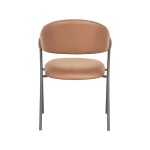 Eetkamerstoel Lowen - Cognac - Microfiber