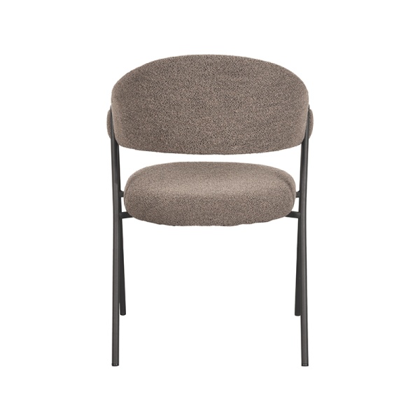 Eetkamerstoel Lowen - Bruin - Boucle