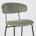 Eetkamerstoel Zack - Army green - Ribcord