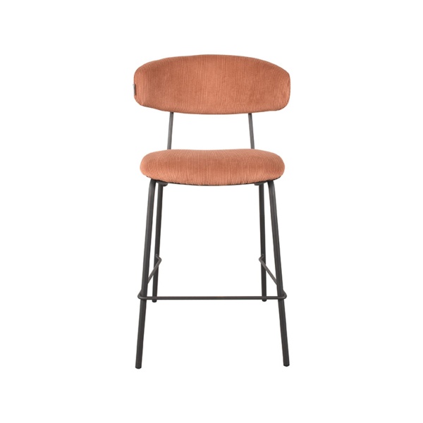 Barkruk Zack - Rust - Ribcord - Zithoogte 65